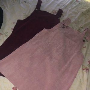 Overall dress , romwe both for $15